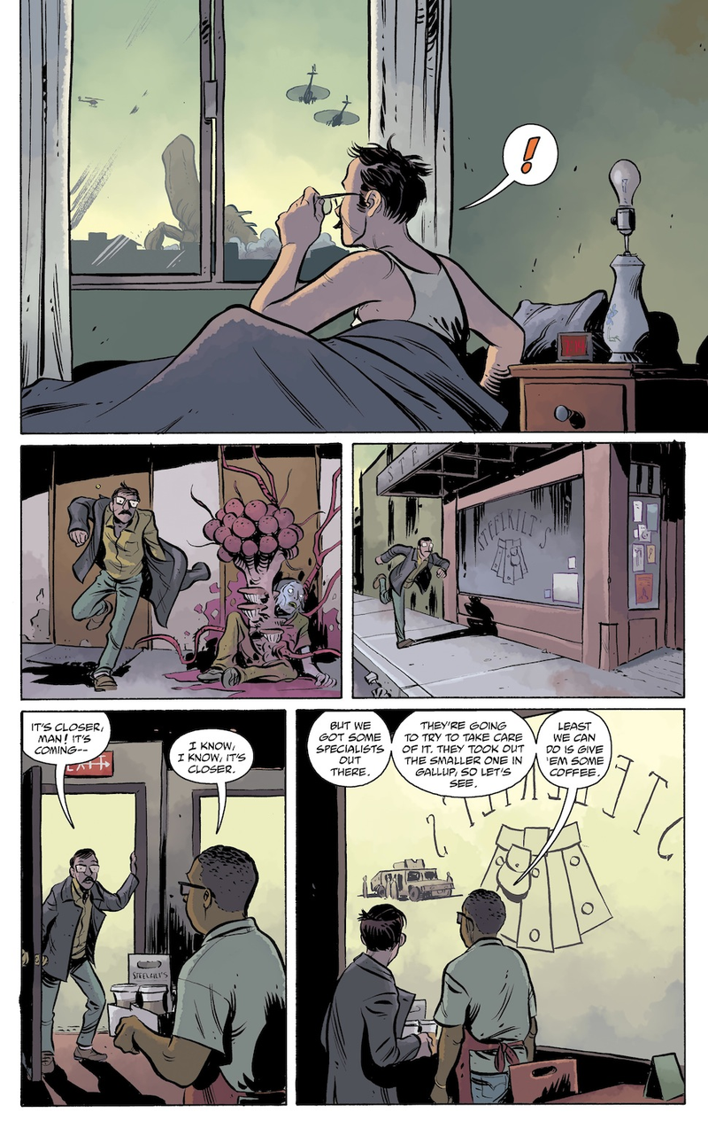 Illustration for article titled Our BPRD Preview Shows How To Sell Coffee In A Town Full Of Monsters